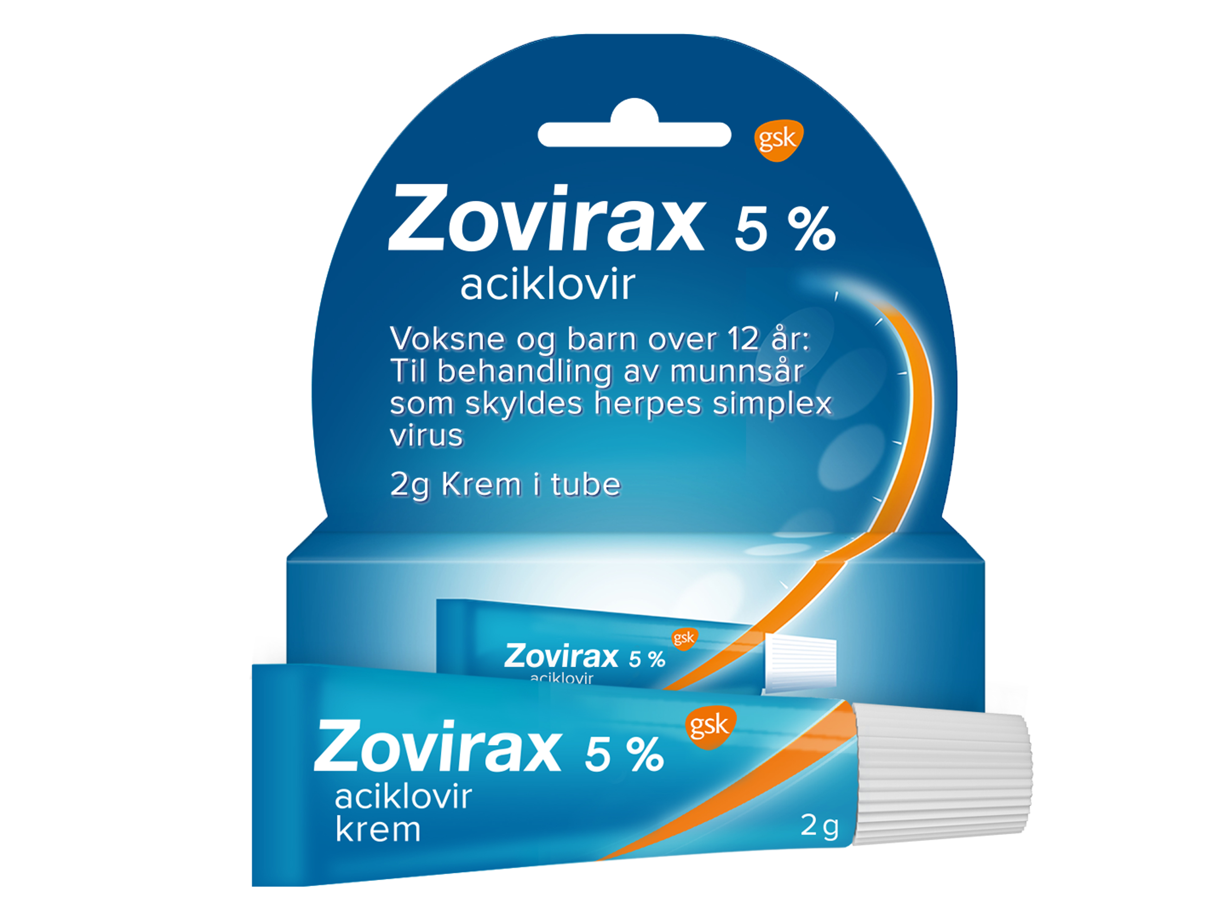 Zovirax Krem 5%, 2 g.