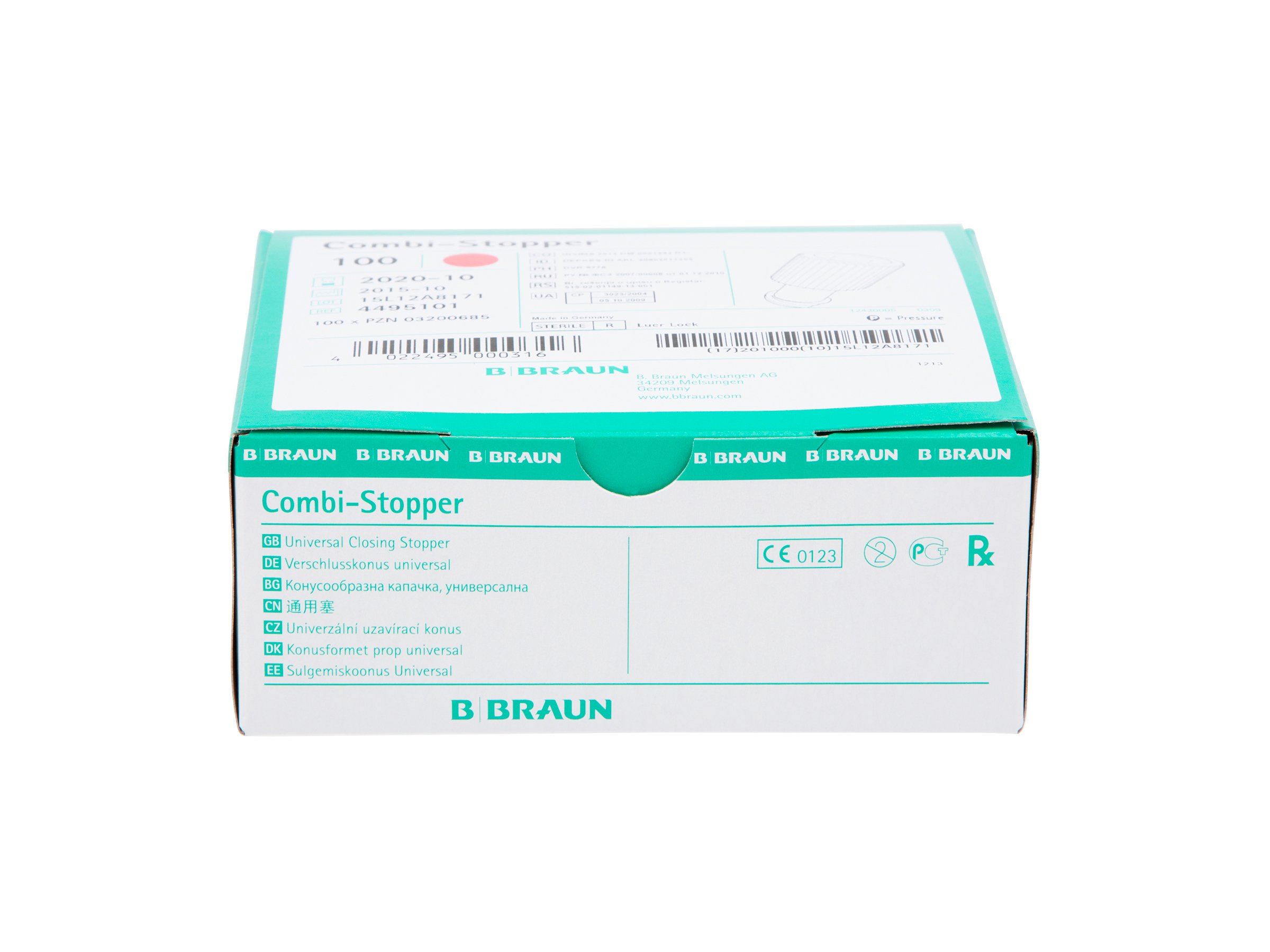 B. Braun Propp luer/lock combi rød, 100 stk.