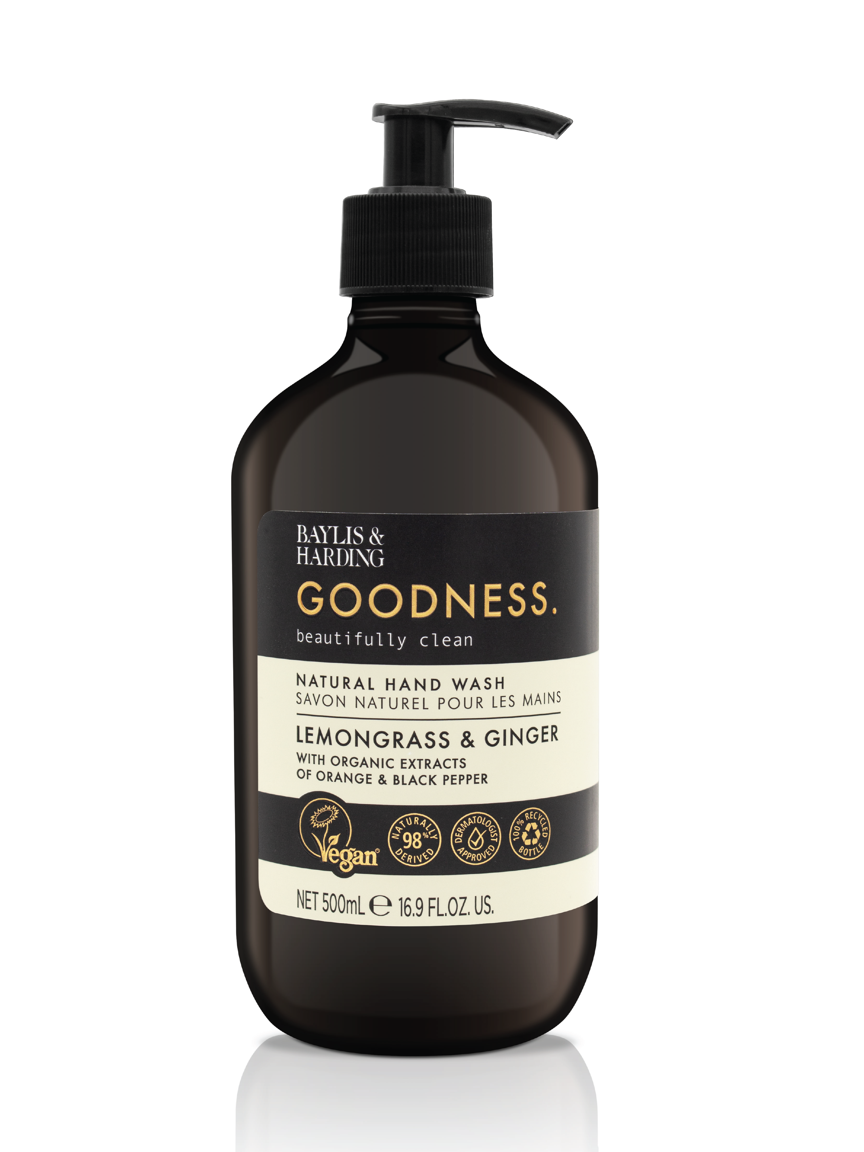 Baylis & Harding Goodness Lemongrass & Ginger Hand Wash, 500 ml