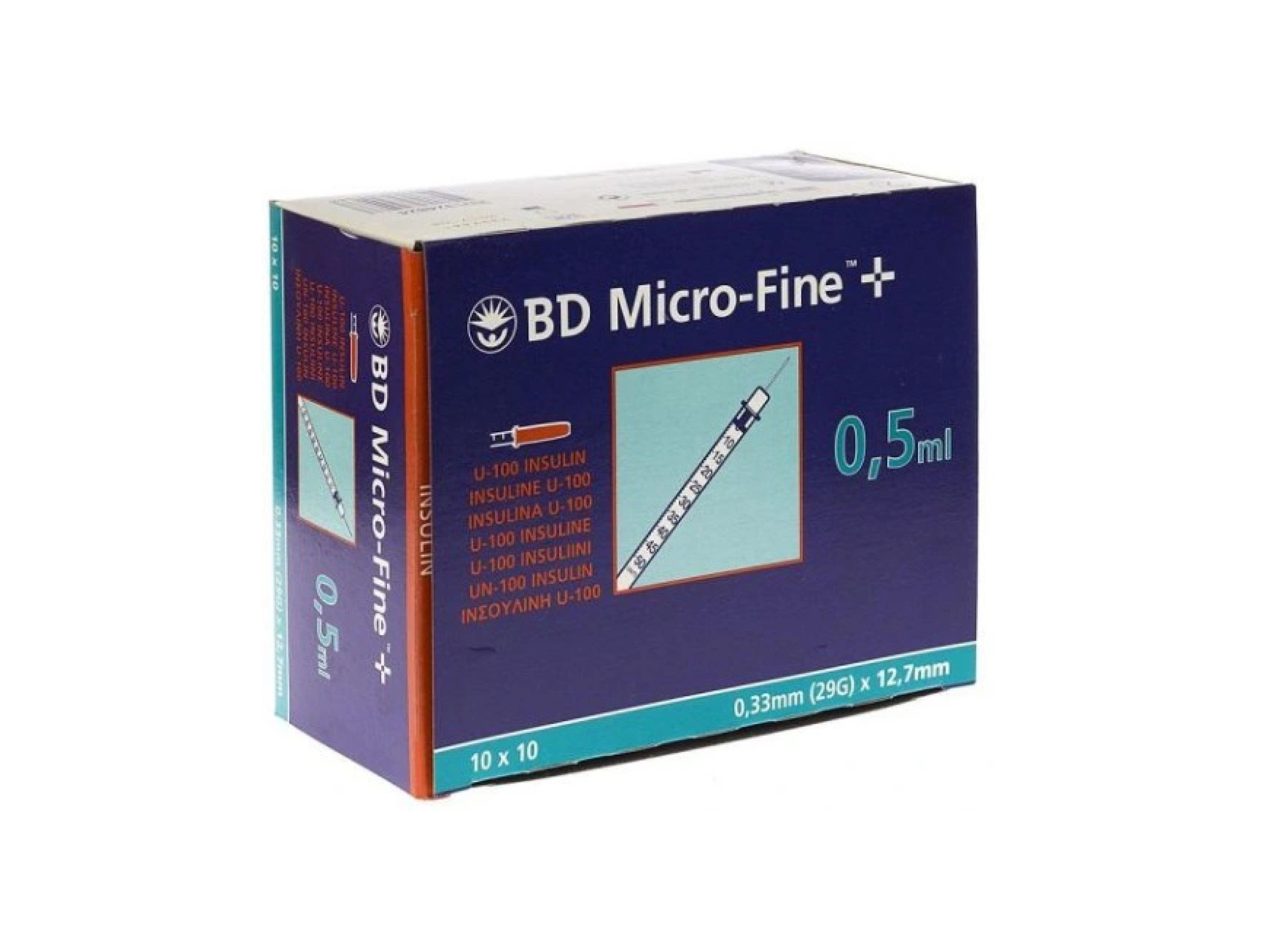 BD Micro-Fine+ Sprøyte, 100 stk.
