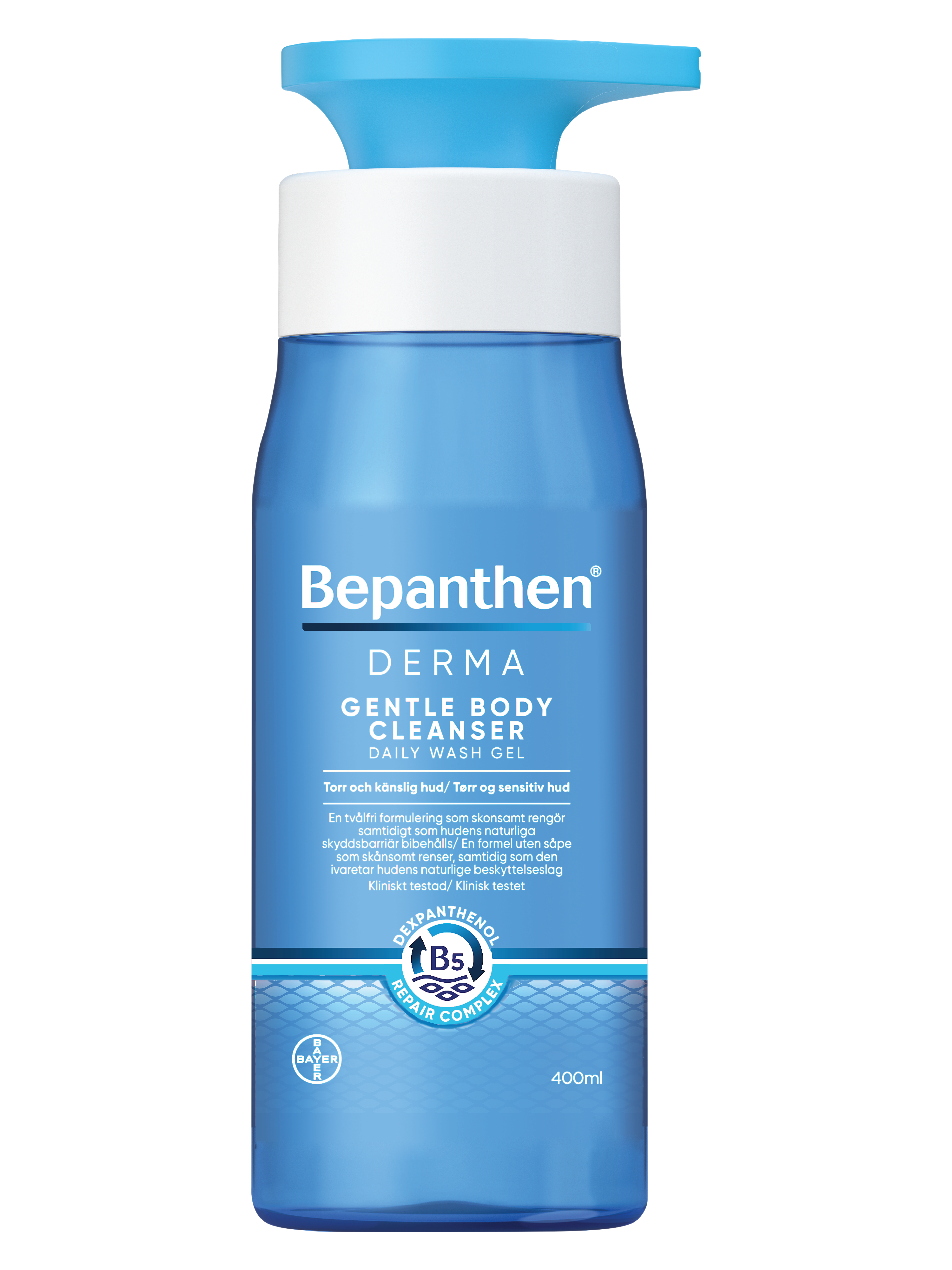 Bepanthen Derma Gentle Body Cleanser Daily Wash Gel, 400 ml