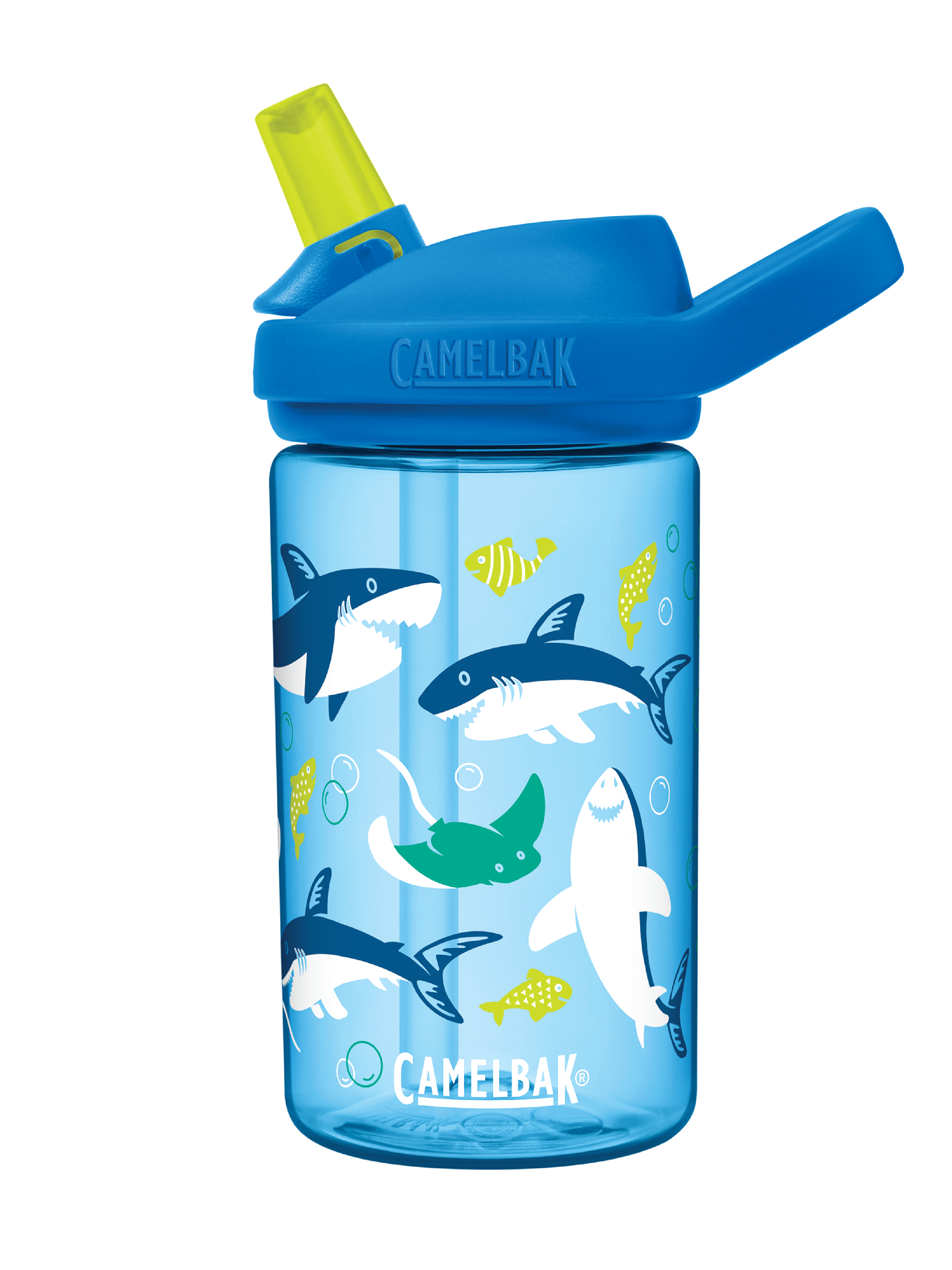 Camelbak Eddy+ Kids Drikkeflaske, Sharks and Rays, 0,4 L