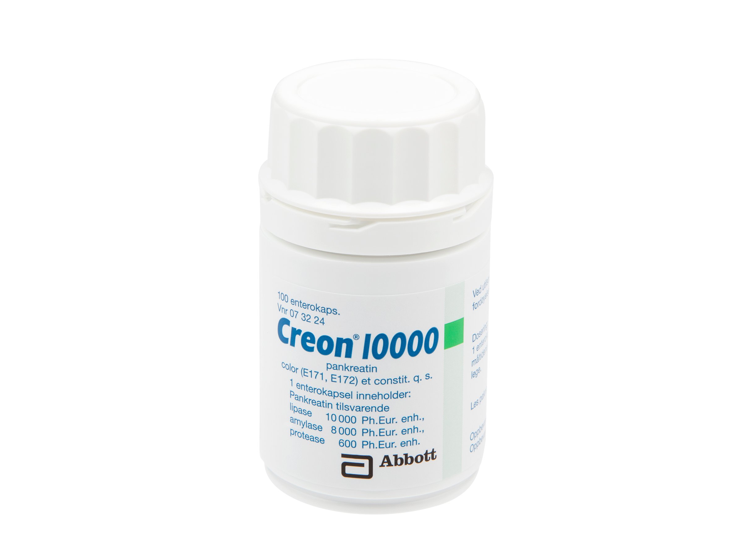 Creon 10000 Enterokapsler, 100 stk.