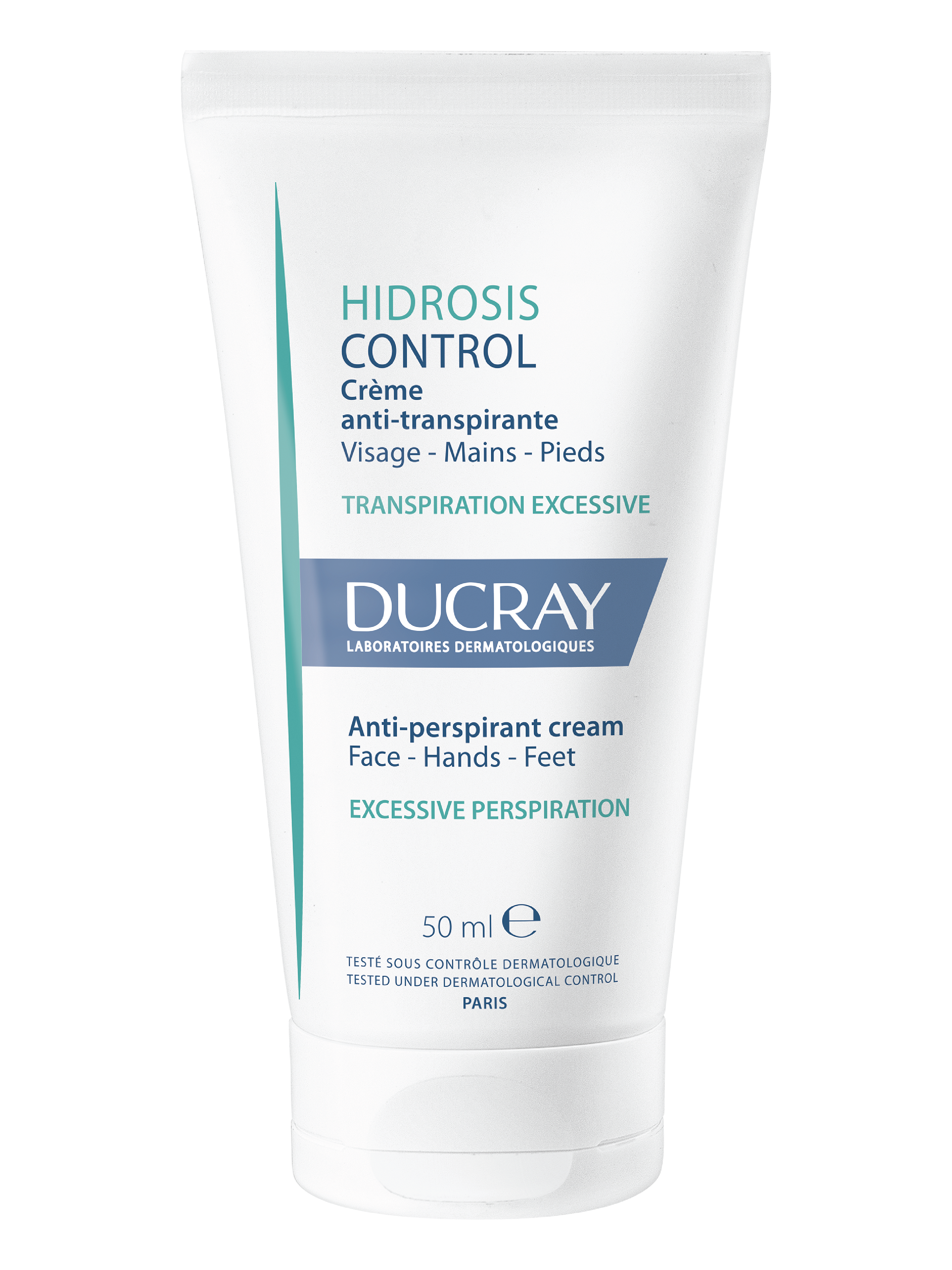 Ducray Hidrosis Control Anti-perspirant Cream, 50 ml