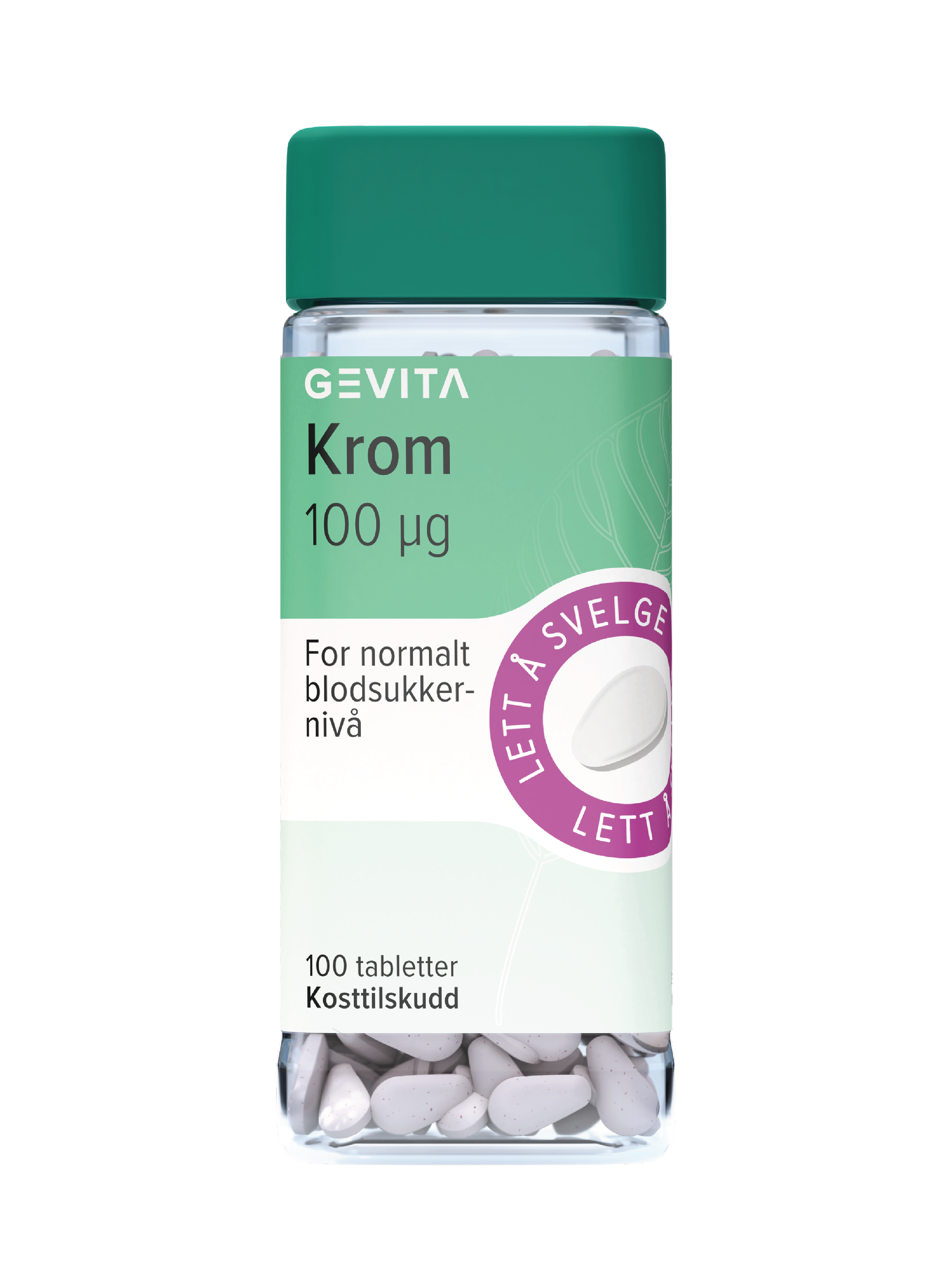 Gevita Krom 100 μg, 100 tabletter