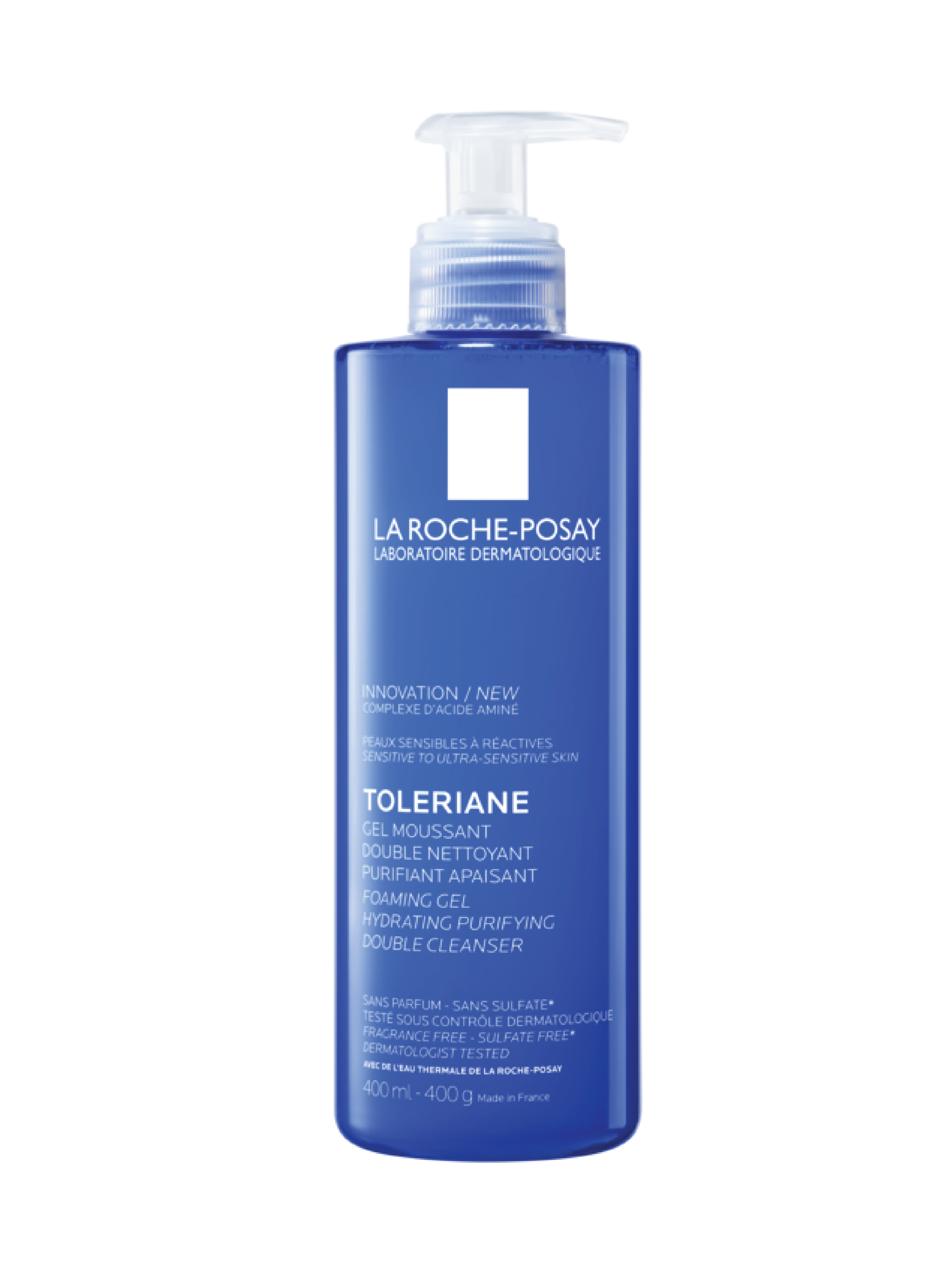 La Roche-Posay Toleriane Foaming Gel Double Cleanser, 400 ml
