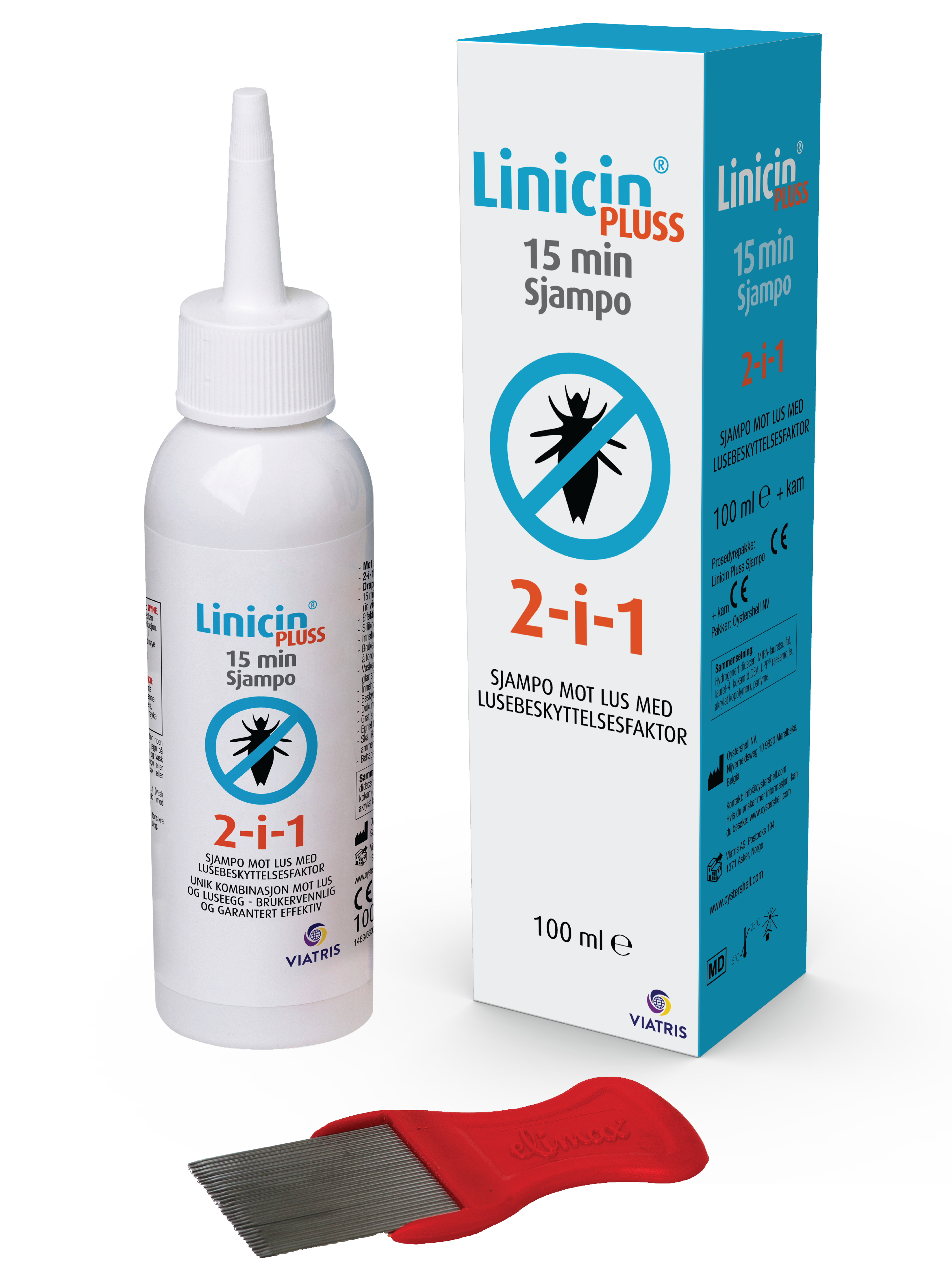 Linicin Pluss 15min shampoo, 100 ml
