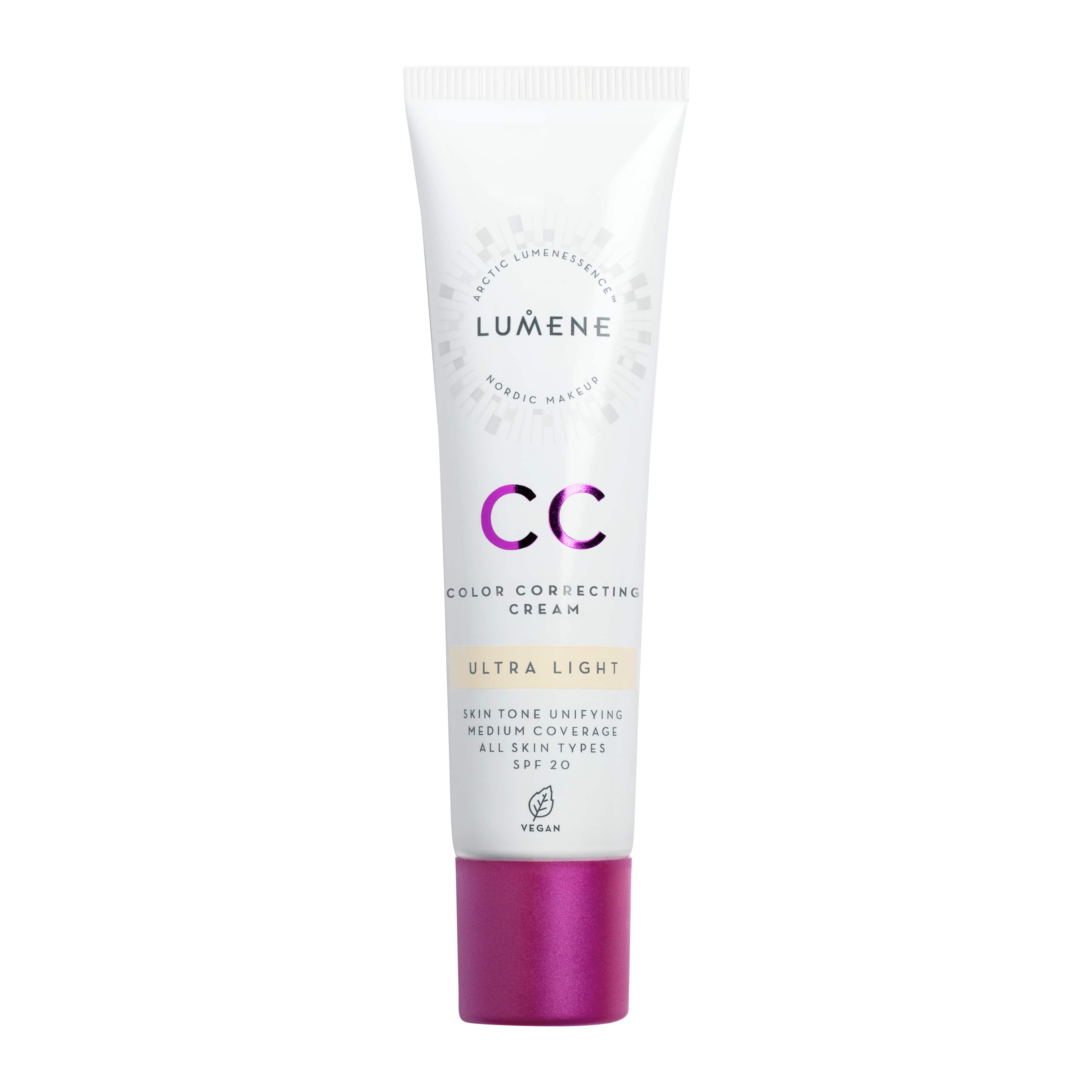 Lumene CC Color Correcting Cream SPF20, Ultra Light, 30 ml