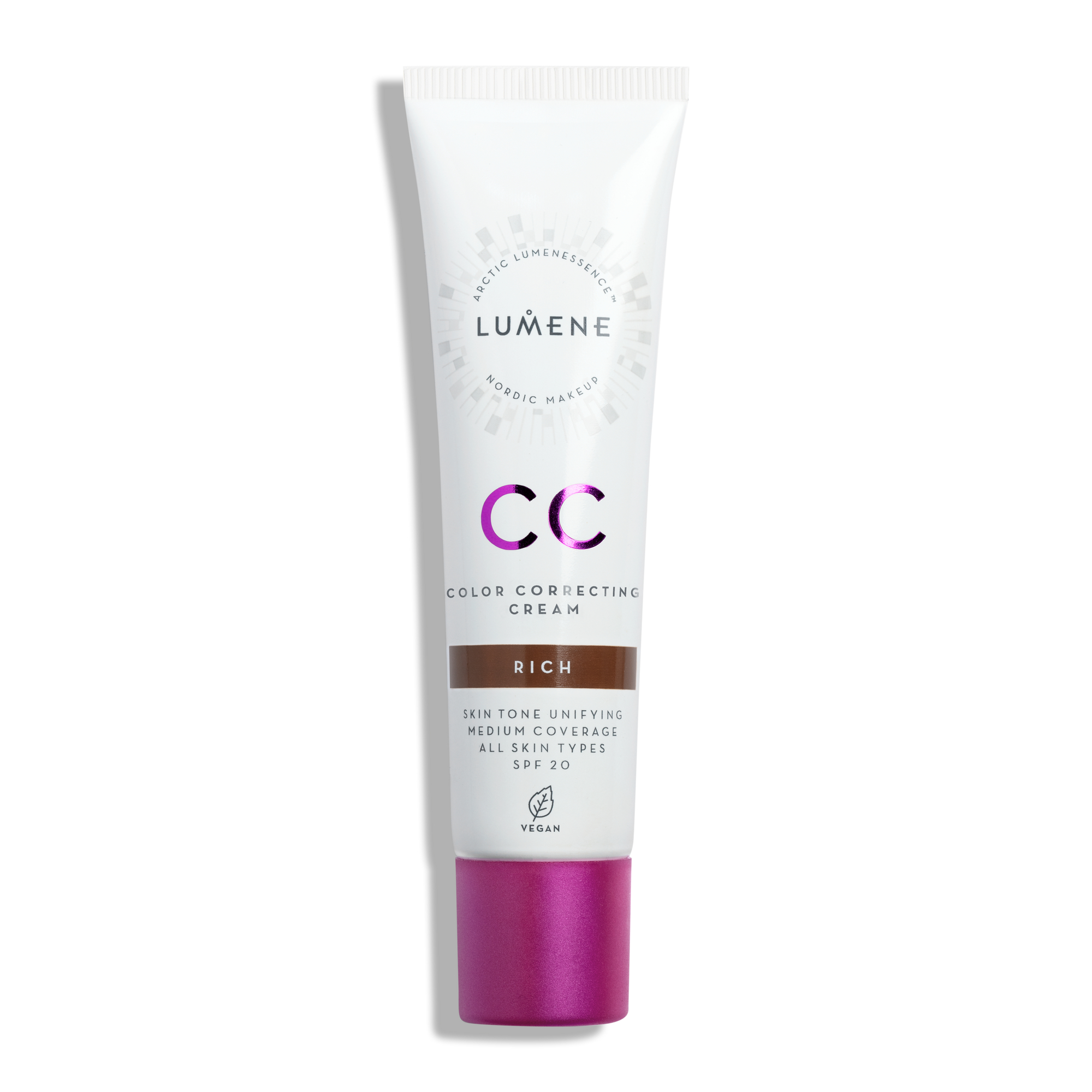 Lumene CC Color Correcting Cream SPF20, Rich, 30 ml