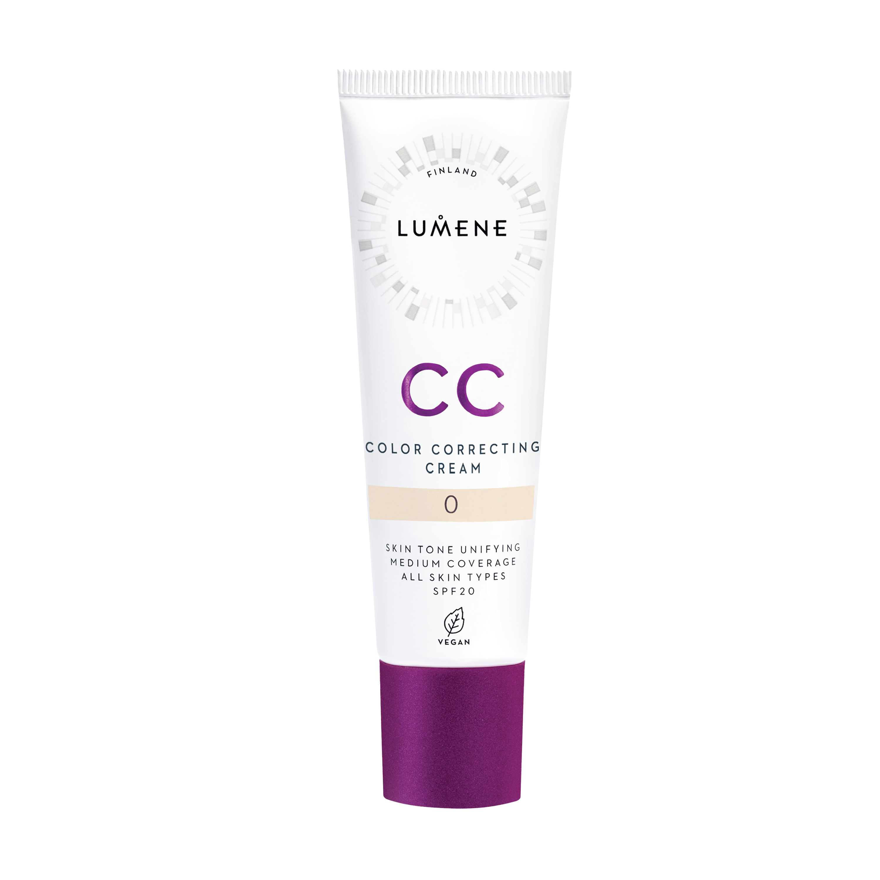 Lumene CC Color Correcting Cream SPF20, Farge 0, 30 ml