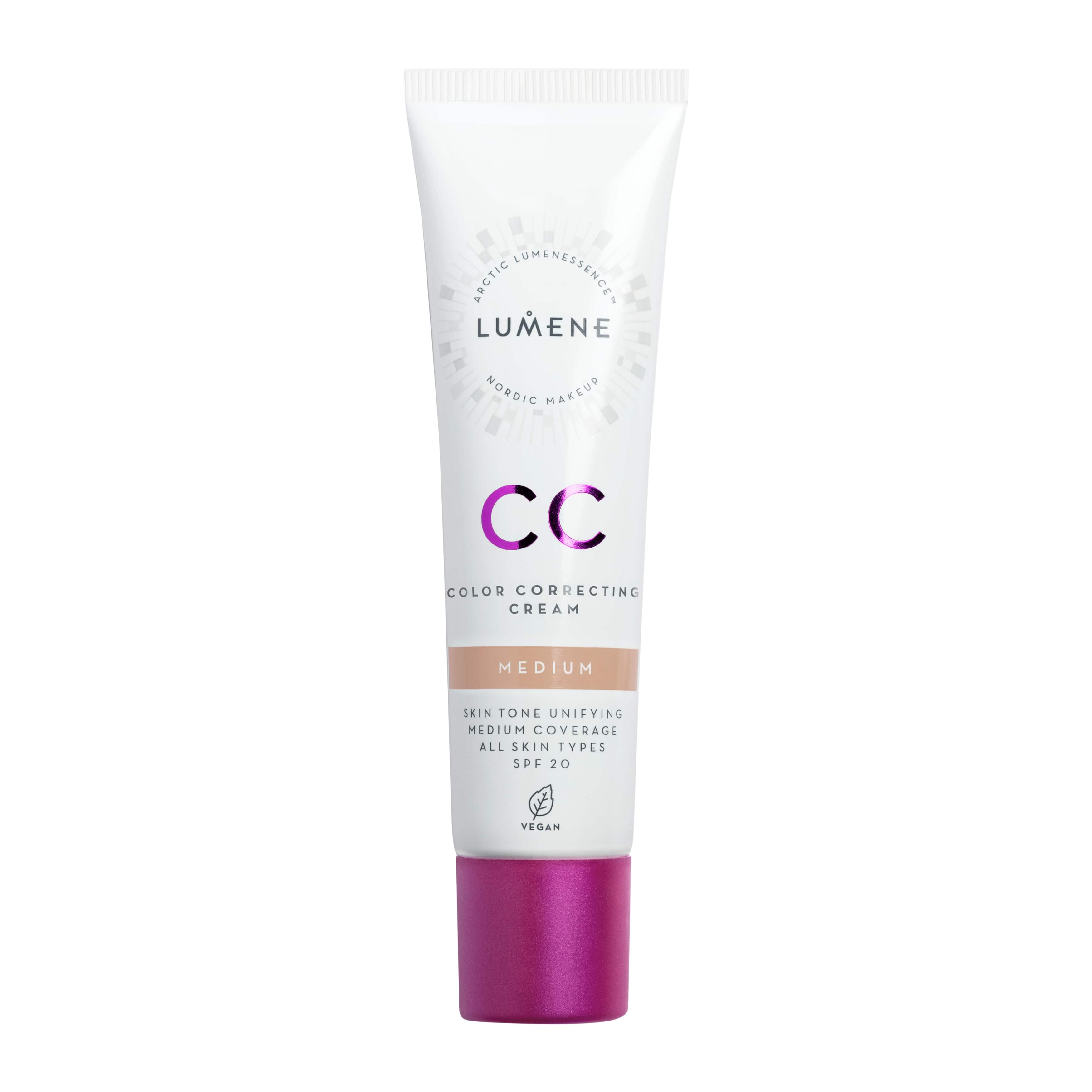 Lumene CC Color Correcting Cream SPF20, Medium, 30 ml