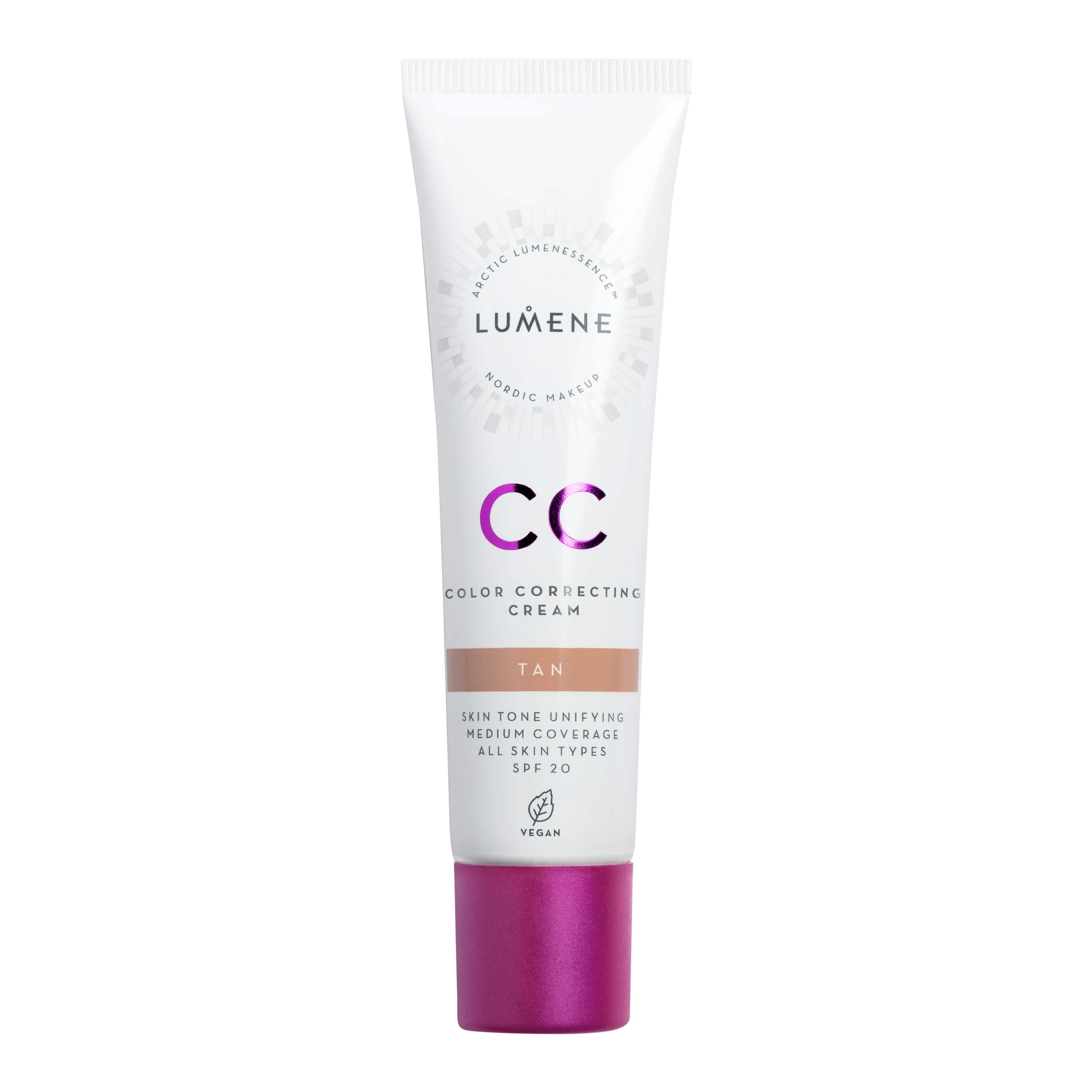 Lumene CC Color Correcting Cream SPF20, Tan, 30 ml