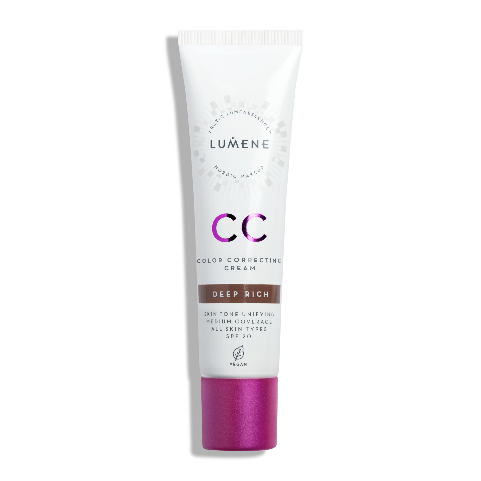 Lumene CC Color Correcting Cream SPF20, Deep Rich, 30 ml