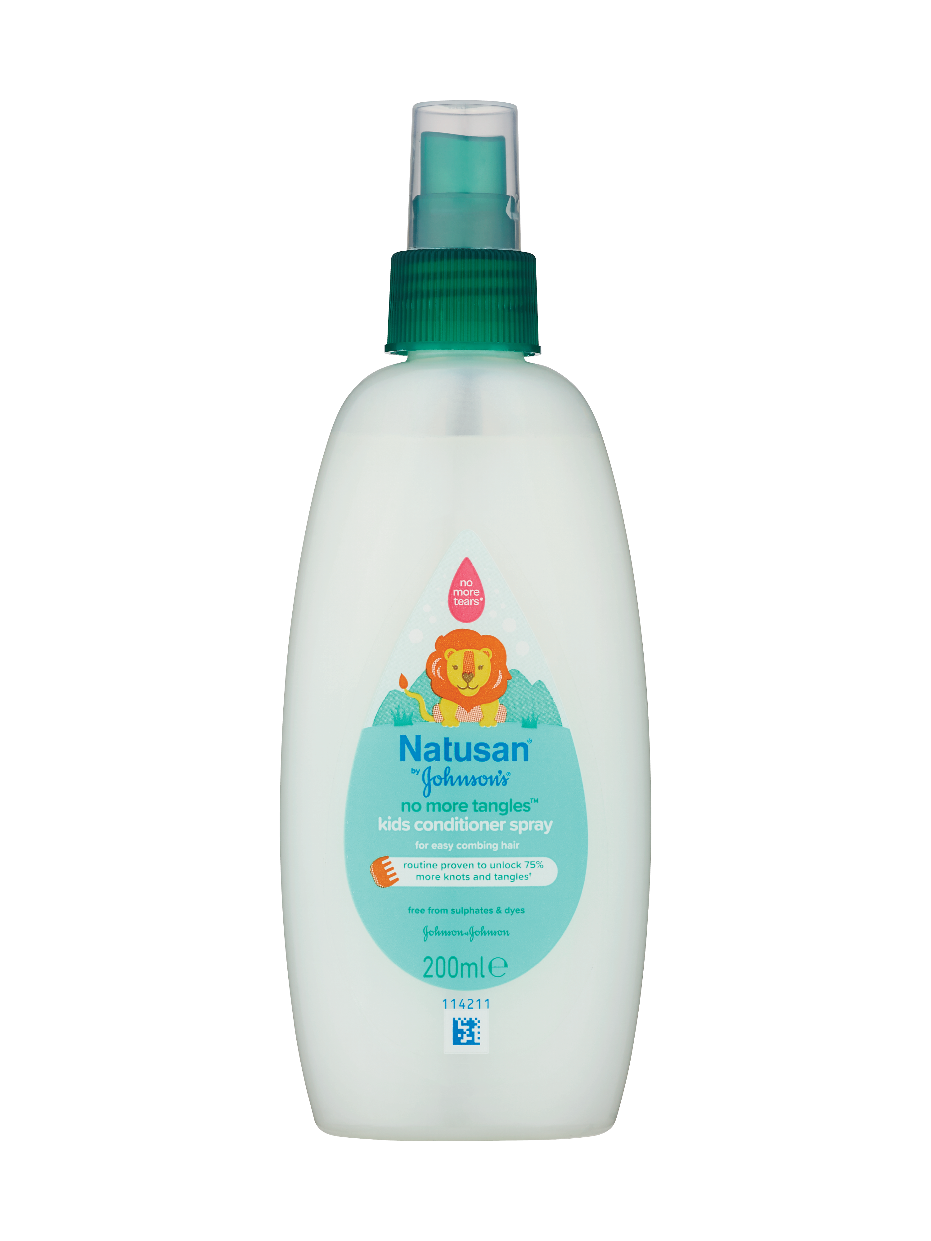 Natusan by Johnson's® No More Tangles® Kids Conditioner Spray, 200 ml