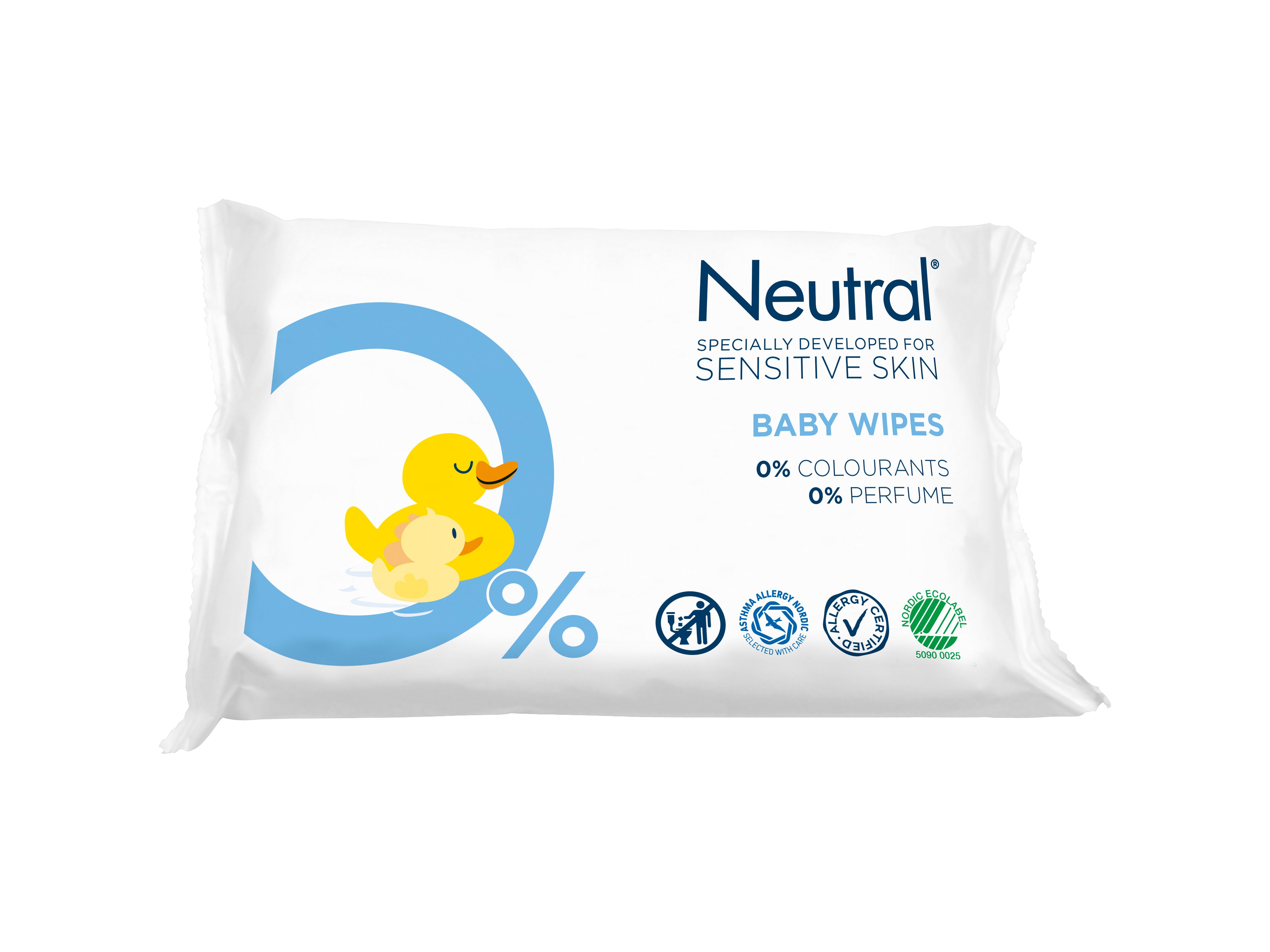 Neutral Baby Wipes, 63 stk