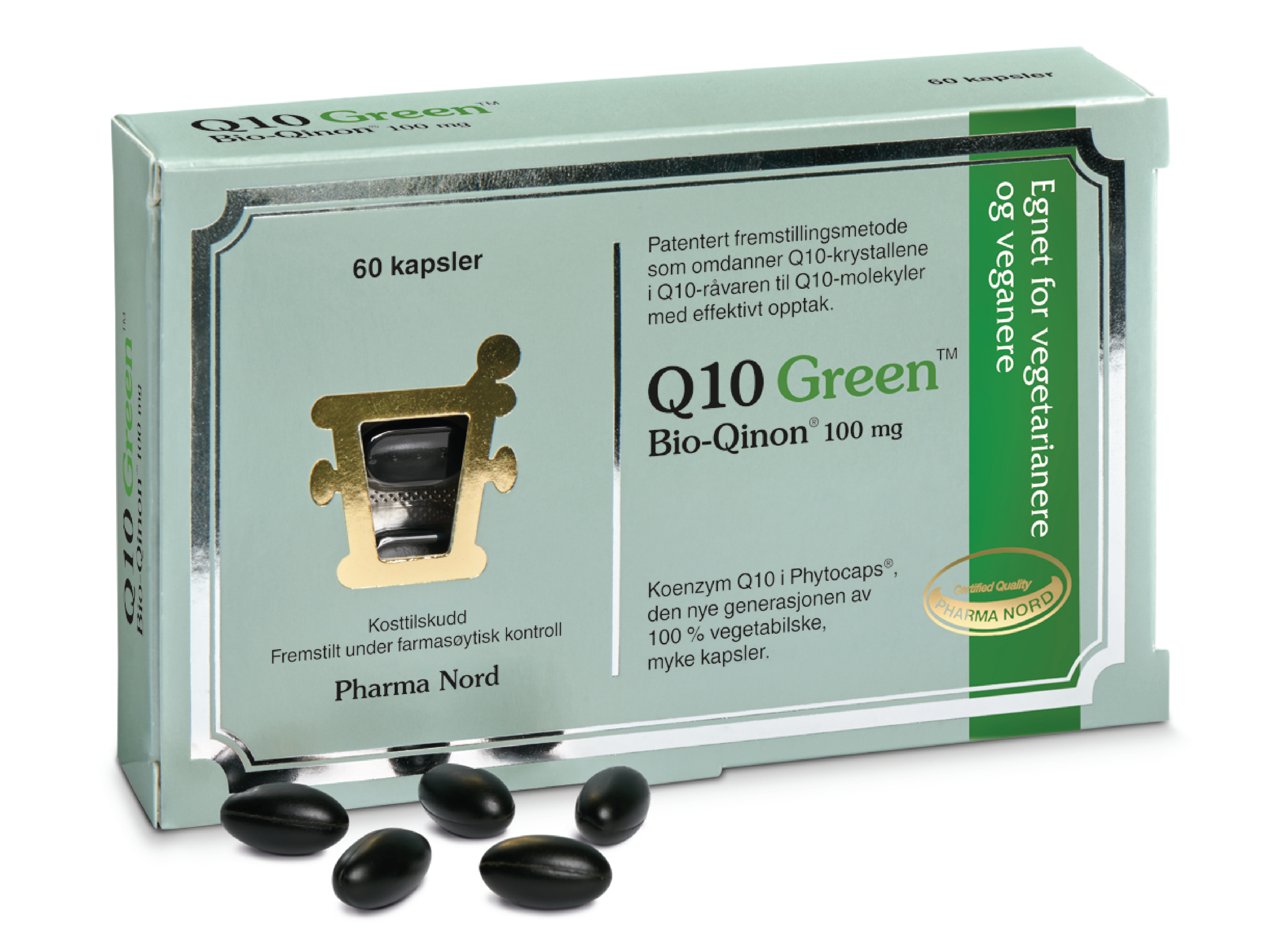 Pharma Nord Q10 Green Bio-Qinon 100 mg, 60 stk.
