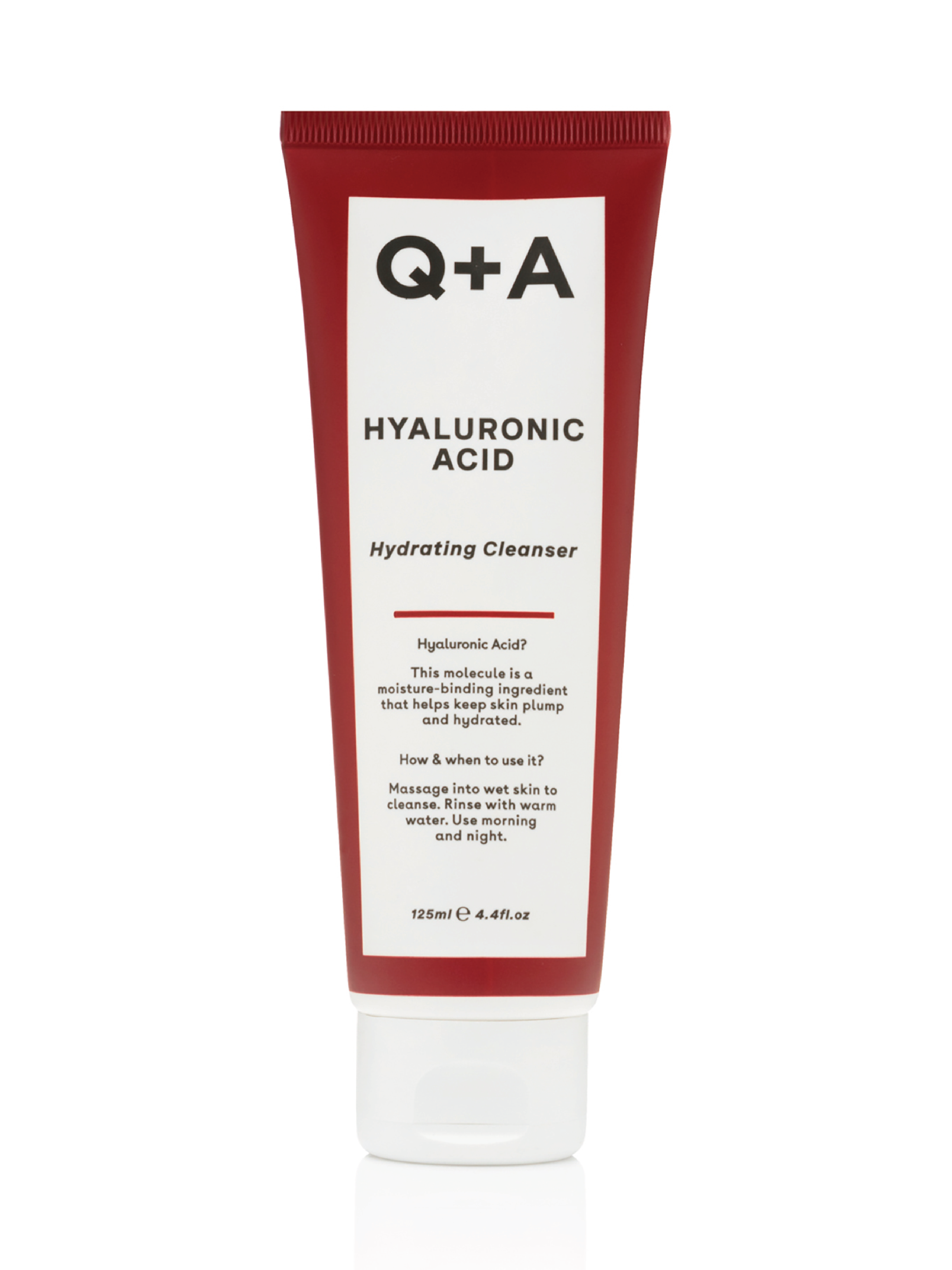 Q+A Hyaluronic Acid Gel Cleanser, 125 ml