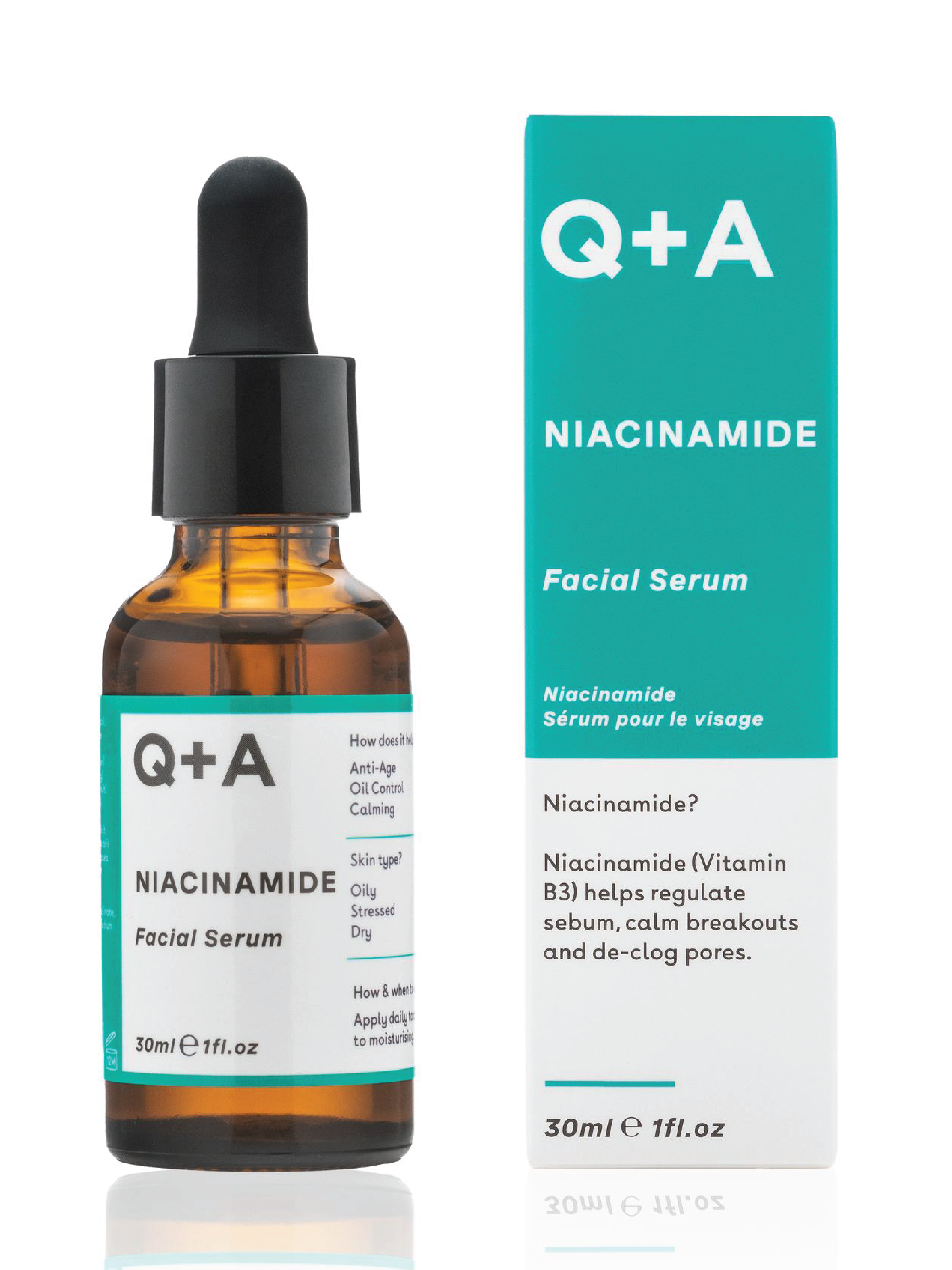 Q+A Niacinamide Facial Serum, 30 ml