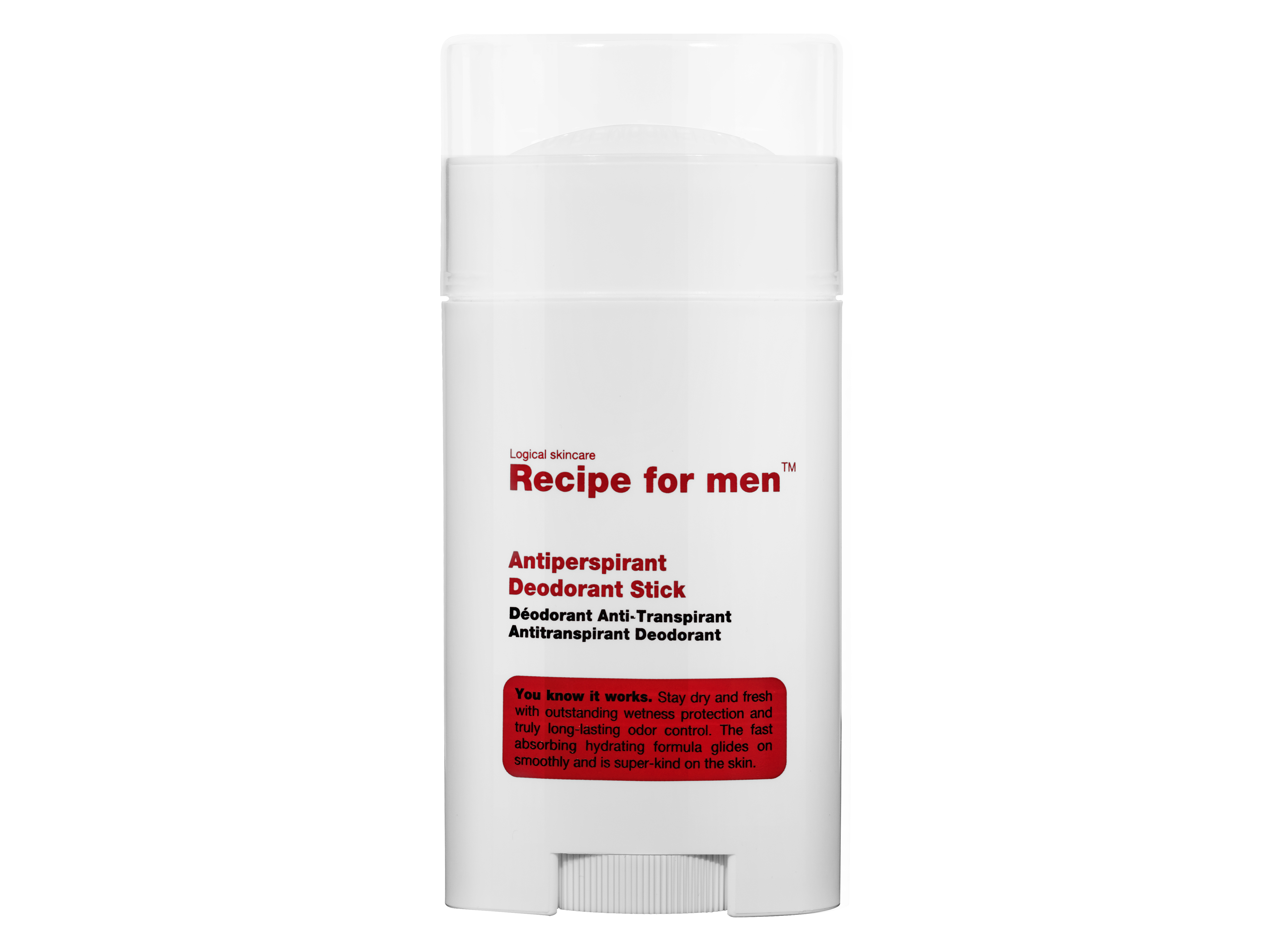 Recipe for Men Antiperspirant Deodorant Stick, 50 ml