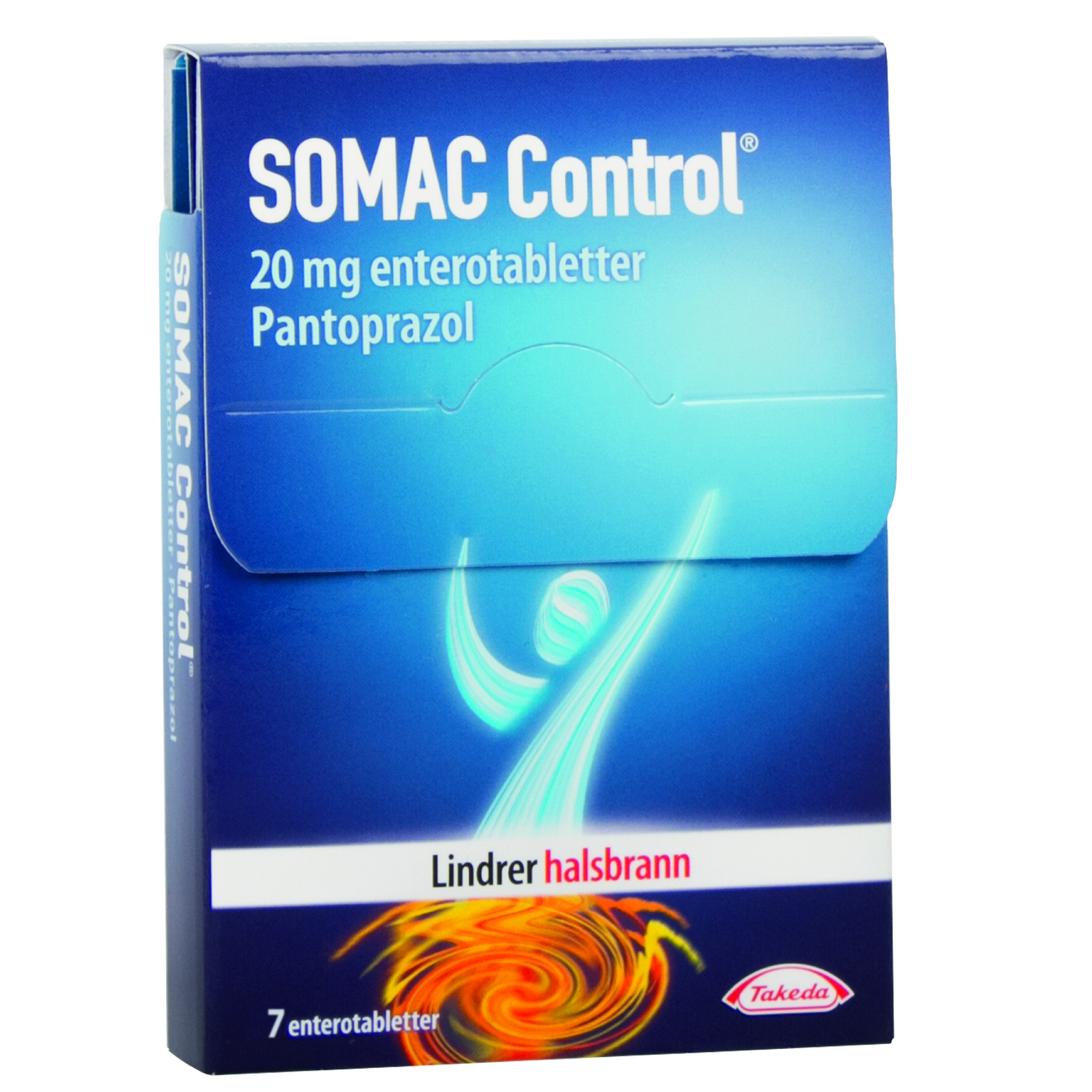 Somac Control Enterotabletter 20mg, 1 x 7 stk.