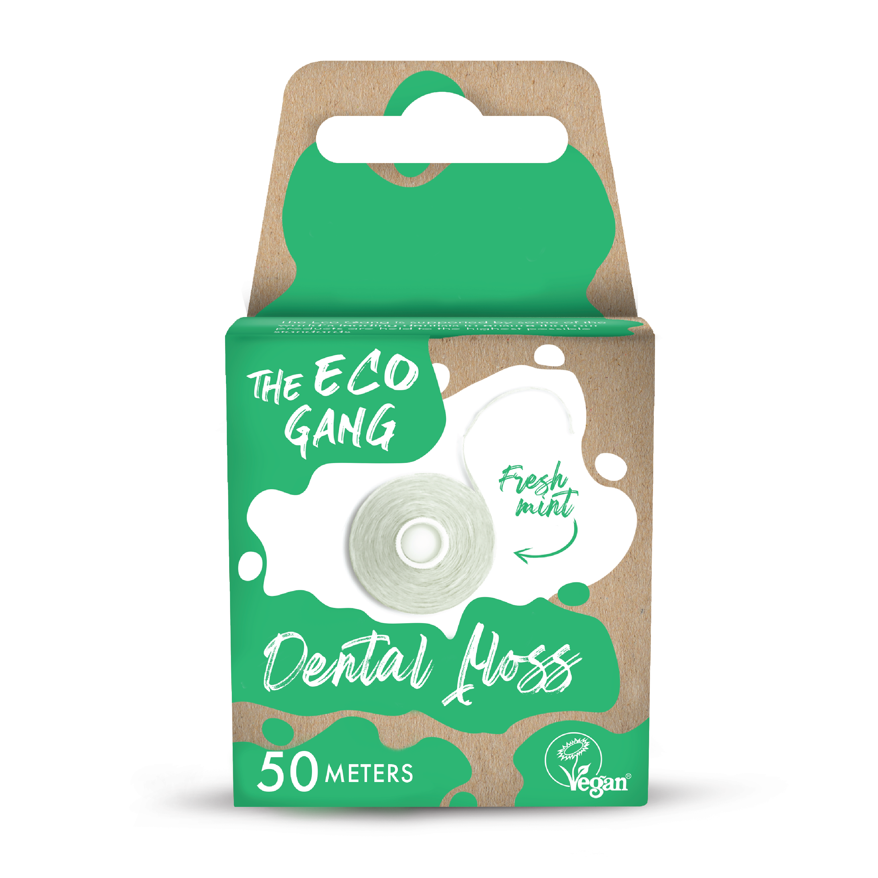 The Eco Gang Dental Floss Mint, 50 m, 1 stk.