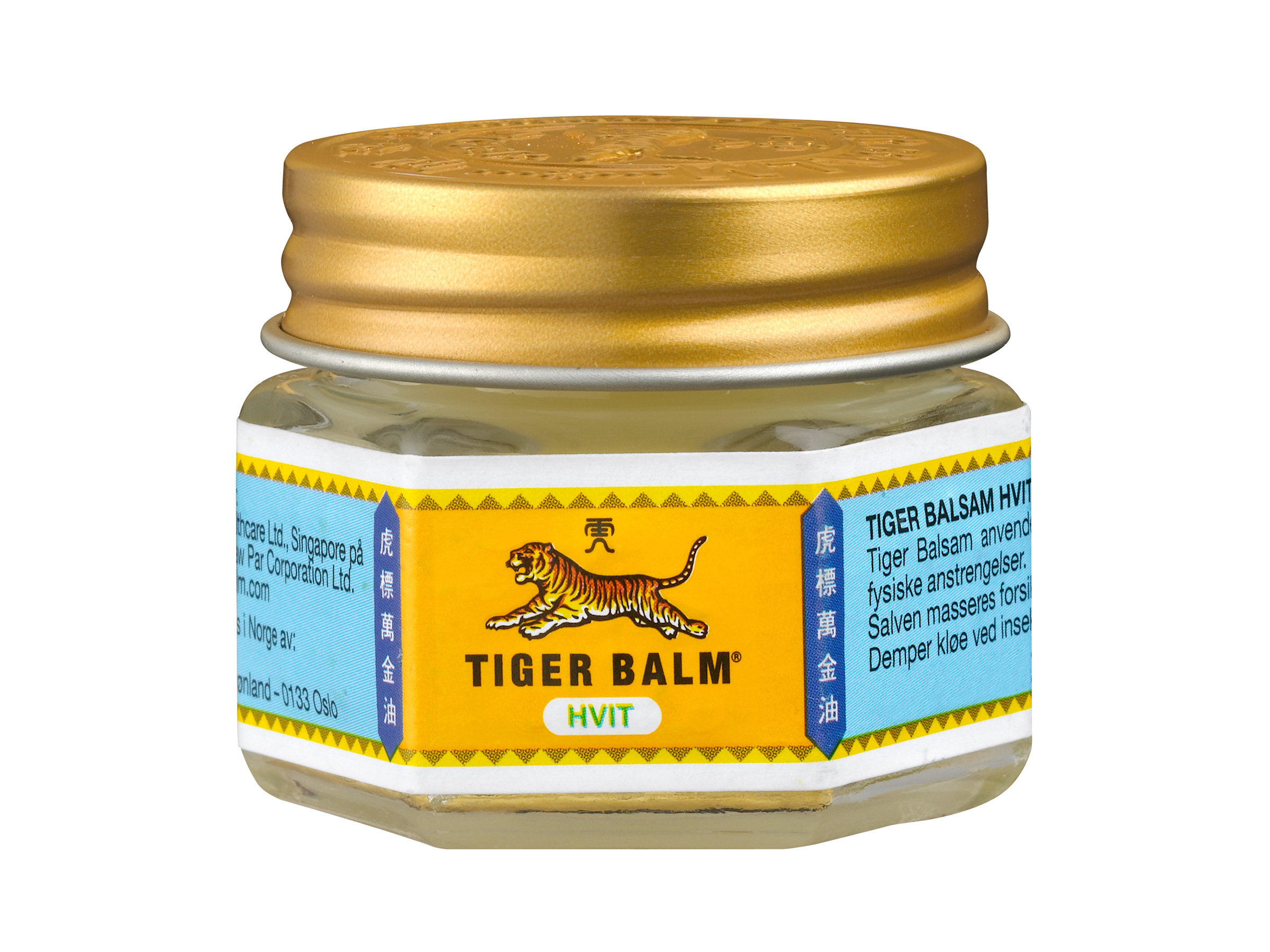 Tigerbalsam Hvit, 19 g